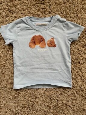 PALM ANGELS BEAR T-SHIRT LIGHT BLUE size 3T
